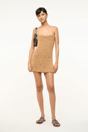 Image HAZE MINI DRESS | CAMEL 4 of 6