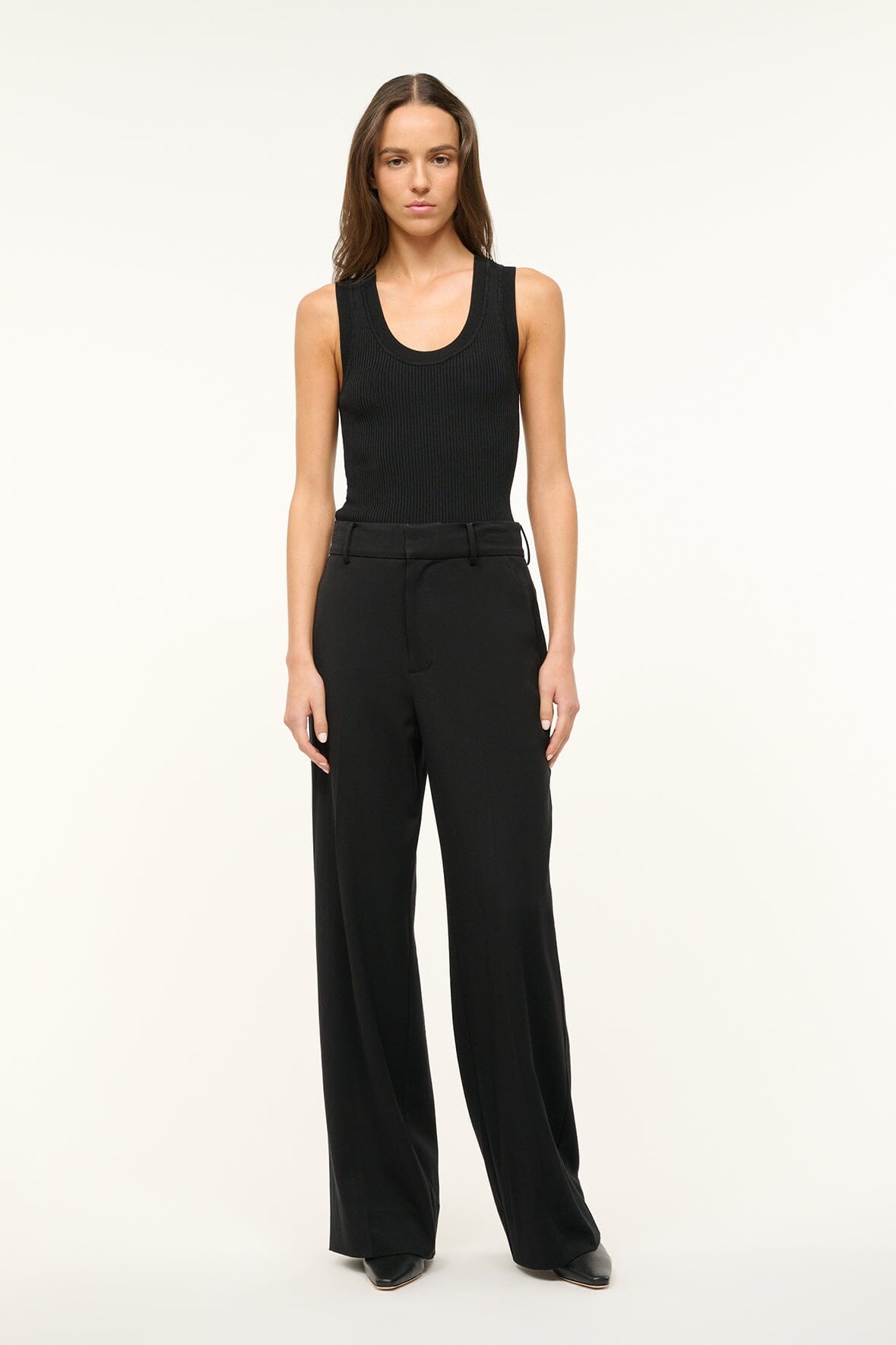 Image PRINCE TWILL PANT | BLACK 3 of 6 and Clicking this image will trigger a zoom pop-up