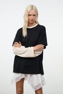 WILLIAM TEE | BLACK ECRU
