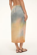 Image PORTO LINEN SKIRT | PASTEL CLOUDS 5 of 7