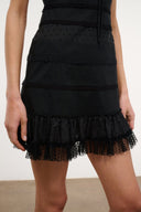 HALIE MINI DRESS | BLACK BLACK / 4