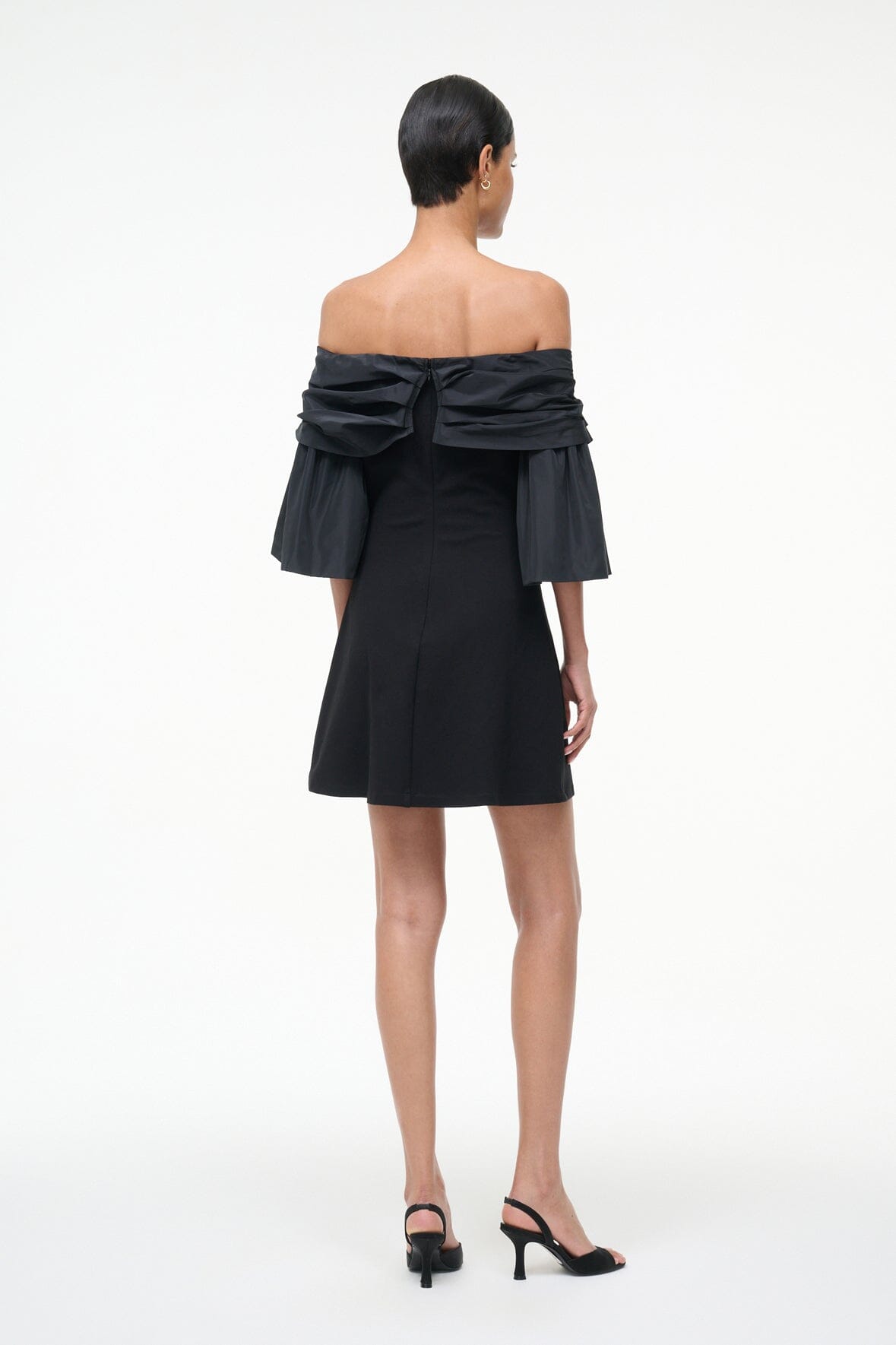 Image HARPER DRESS | BLACK 4 of 6 and Clicking this image will trigger a zoom pop-up