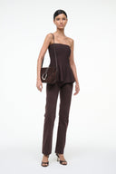 Image BELLA SADDLE BAG | ESPRESSO SUEDE 8 of 8