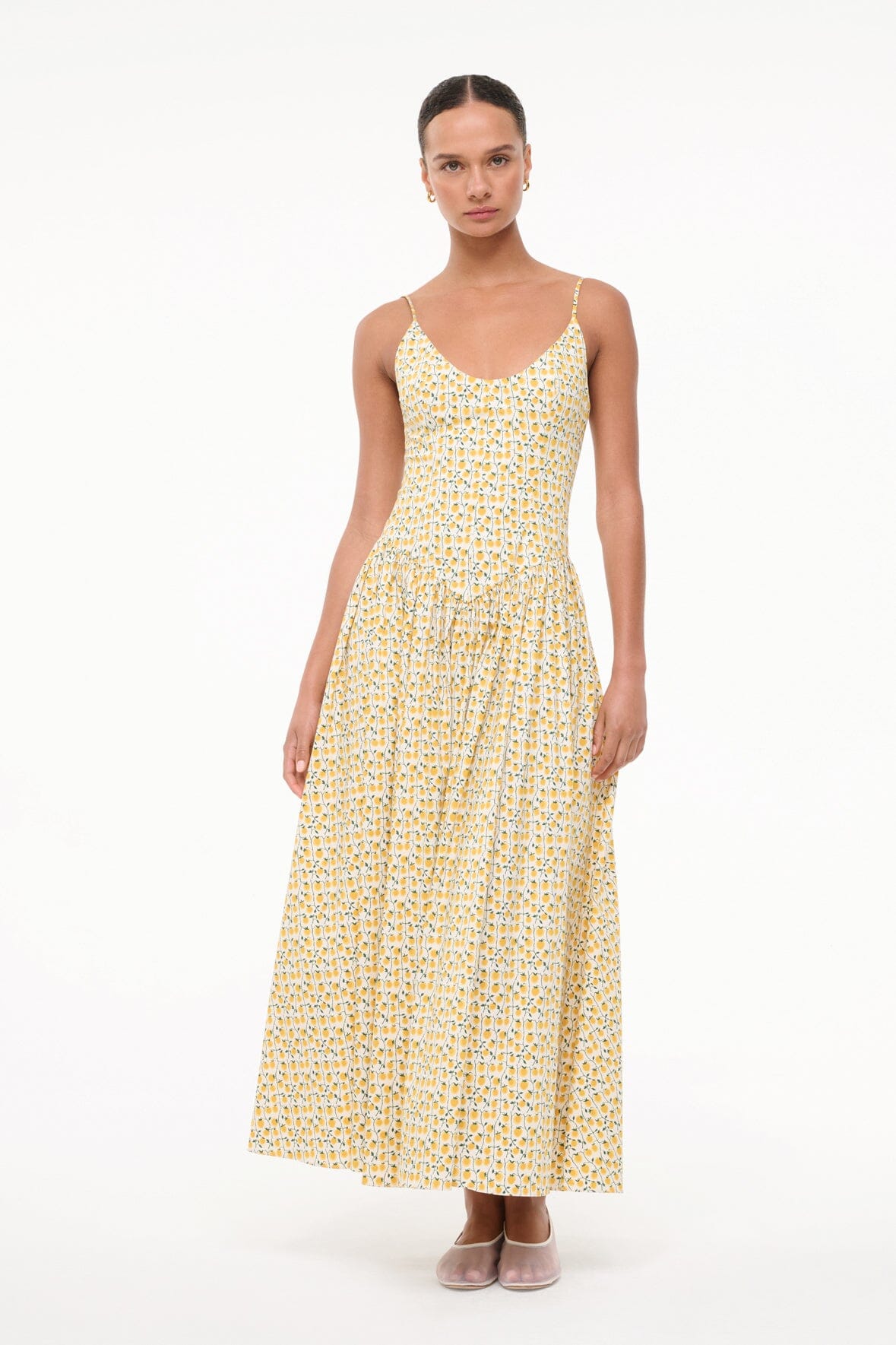 Image DENA DRESS | ON THE VINE GOLDEN 4 of 5 and Clicking this image will trigger a zoom pop-up