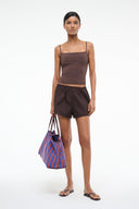 Image CLEO TANKINI TOP | DARK CHOCOLATE 4 of 4