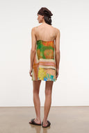 STAUD LAURA LINEN MINI DRESS SUPERBLOOM SCARF STAUD LAURA LINEN MINI DRESS SUPERBLOOM SCARF