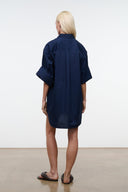 NICO DRESS | NAVY NAVY / XS