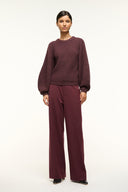 Image AURA SWEATER | MERLOT 2 of 4