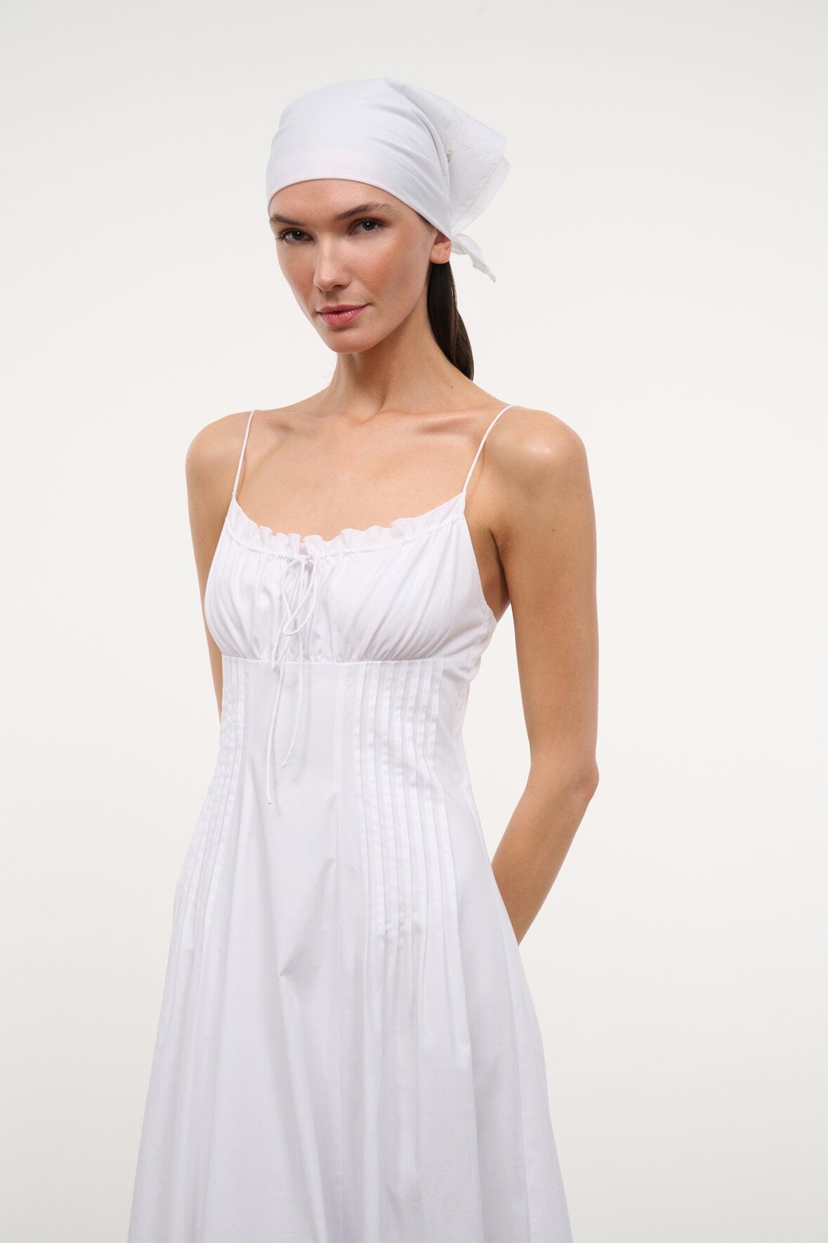 STAUD, Margi Dress in White, Size 0 STAUD, Margi Dress in White, Size 0