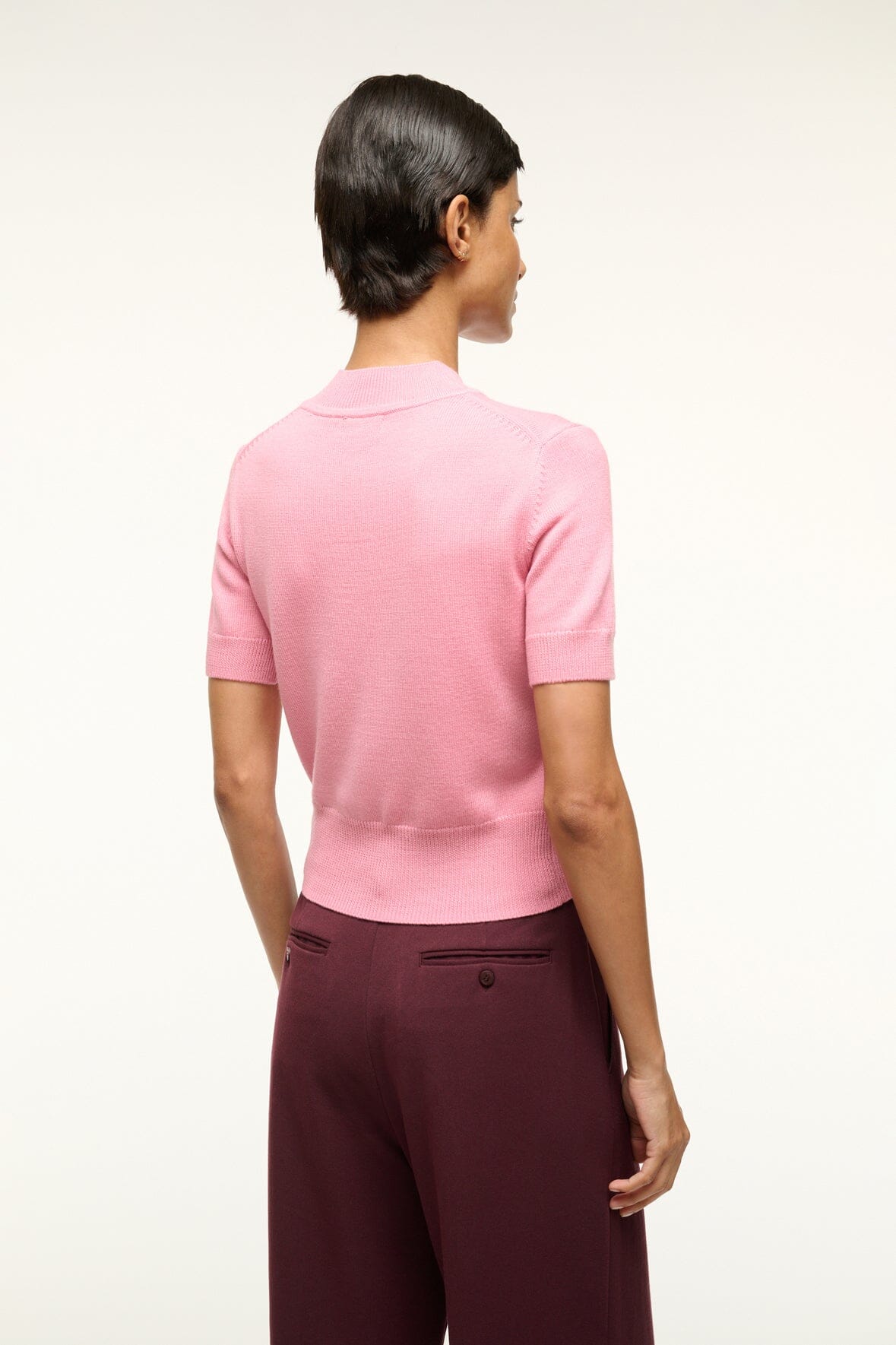 Image SULLIVAN TOP | DAMASK PINK 3 of 6 and Clicking this image will trigger a zoom pop-up