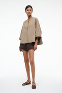 Image ENZO TOP | TAUPE 1 of 5