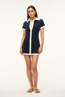 Image HOLTZ COVERUP DRESS | NAVY WHITE 1 of 7