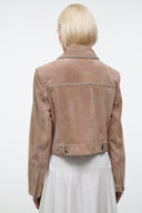 HUGO SUEDE JACKET | DUNE DUNE / XS