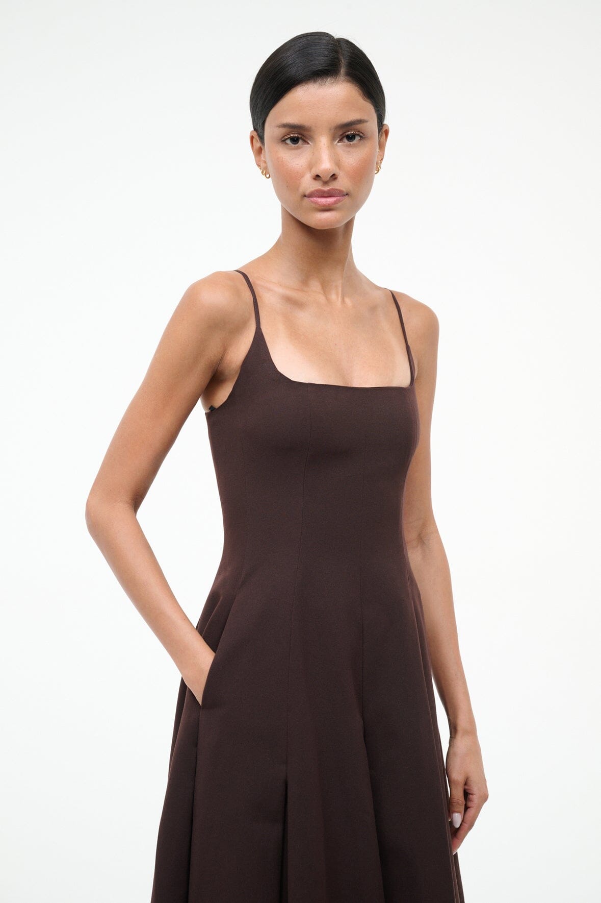 STAUD, Joy Maxi Dress in Earth, Size 14 STAUD, Joy Maxi Dress in Earth, Size 14
