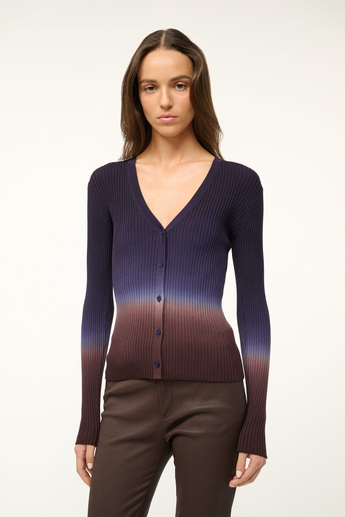 Image CARGO SWEATER | TWILIGHT DIP DYE 1 of 4 and Clicking this image will trigger a zoom pop-up