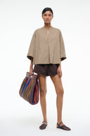 Image ENZO TOP | TAUPE 3 of 5