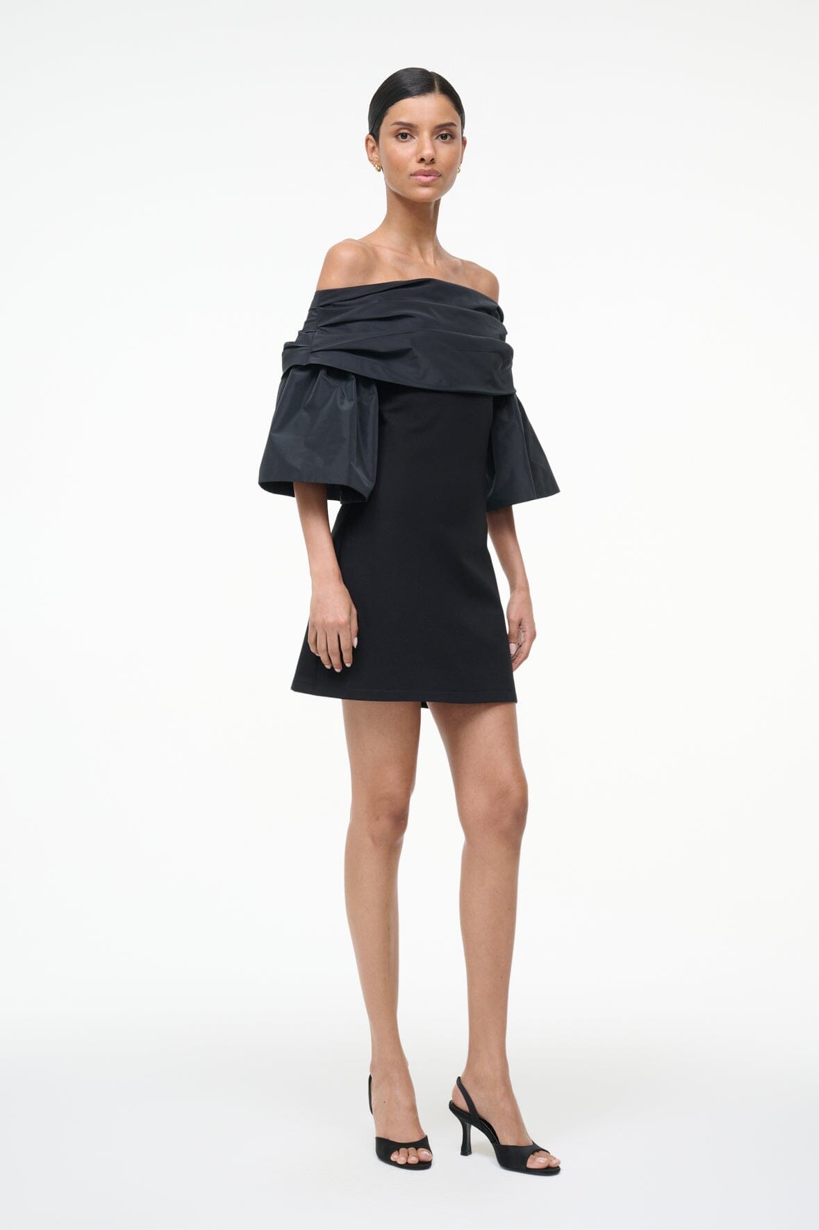 Image HARPER DRESS | BLACK 3 of 6 and Clicking this image will trigger a zoom pop-up