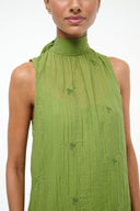 Image ADDY MINI DRESS | GARDEN GREEN 5 of 6