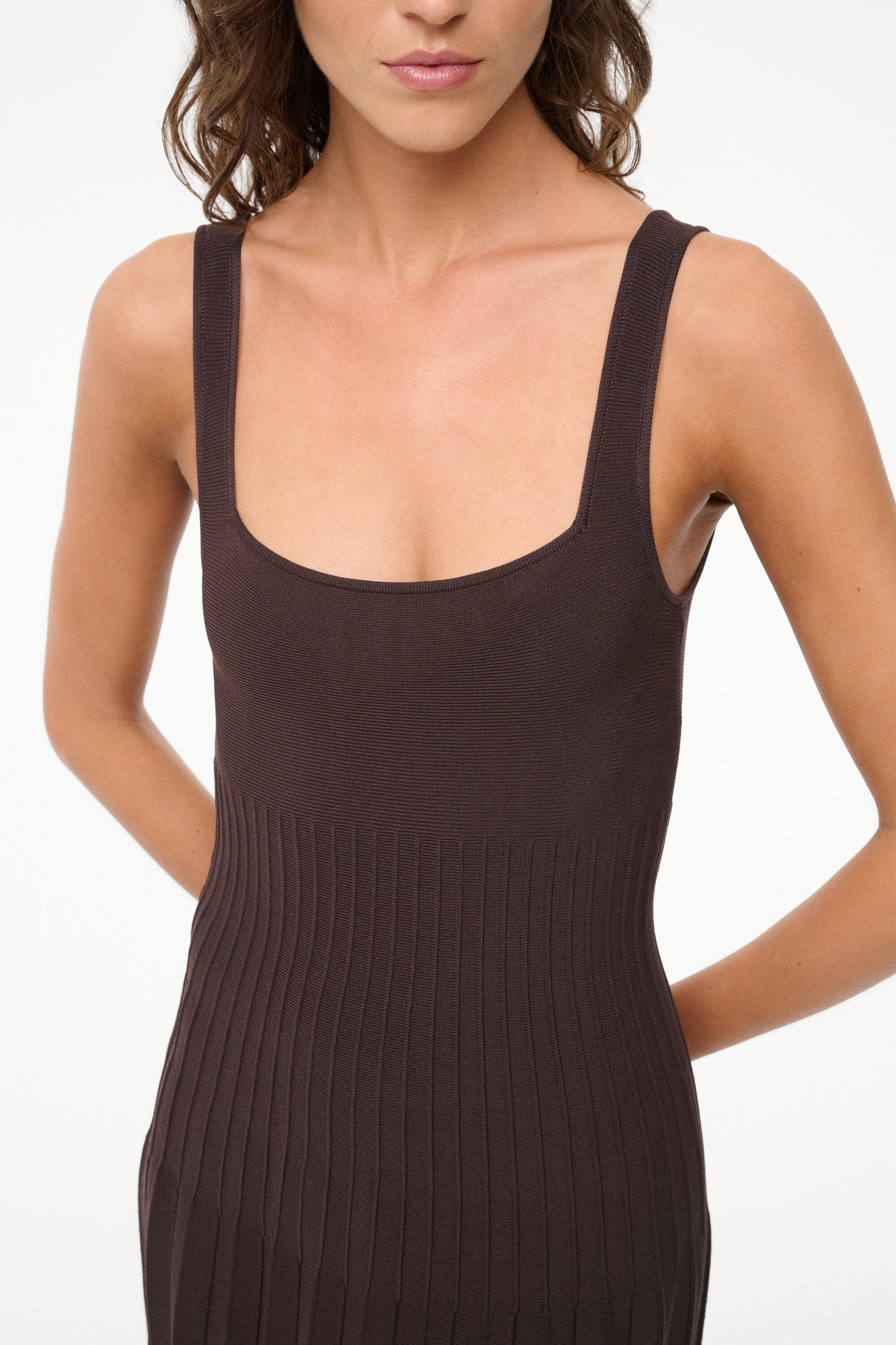 Staud Ellison Dress - Earth - XL Staud Ellison Dress - Earth - XL