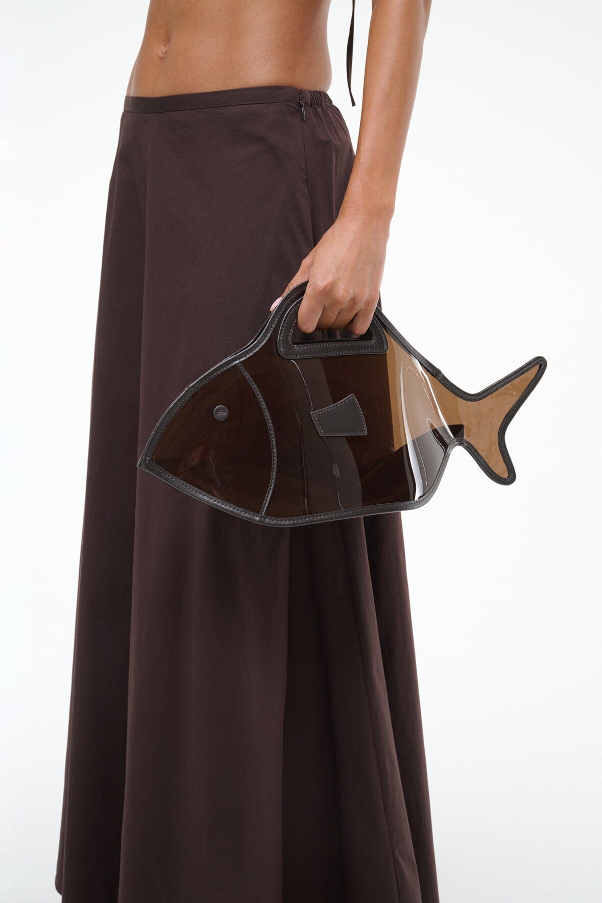 Image CLEO FISH BAG | ESPRESSO 6 of 8 and Clicking this image will trigger a zoom pop-up