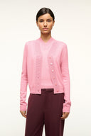 Image BAXTER CARDIGAN | DAMASK PINK 1 of 5