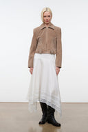 HUGO SUEDE JACKET | DUNE DUNE / XS