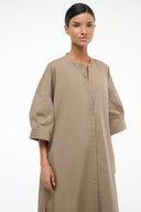 Image ENZO MAXI DRESS | TAUPE 7 of 9