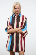 NICO DRESS | CAFFE STRIPE CAFFE STRIPE / XS