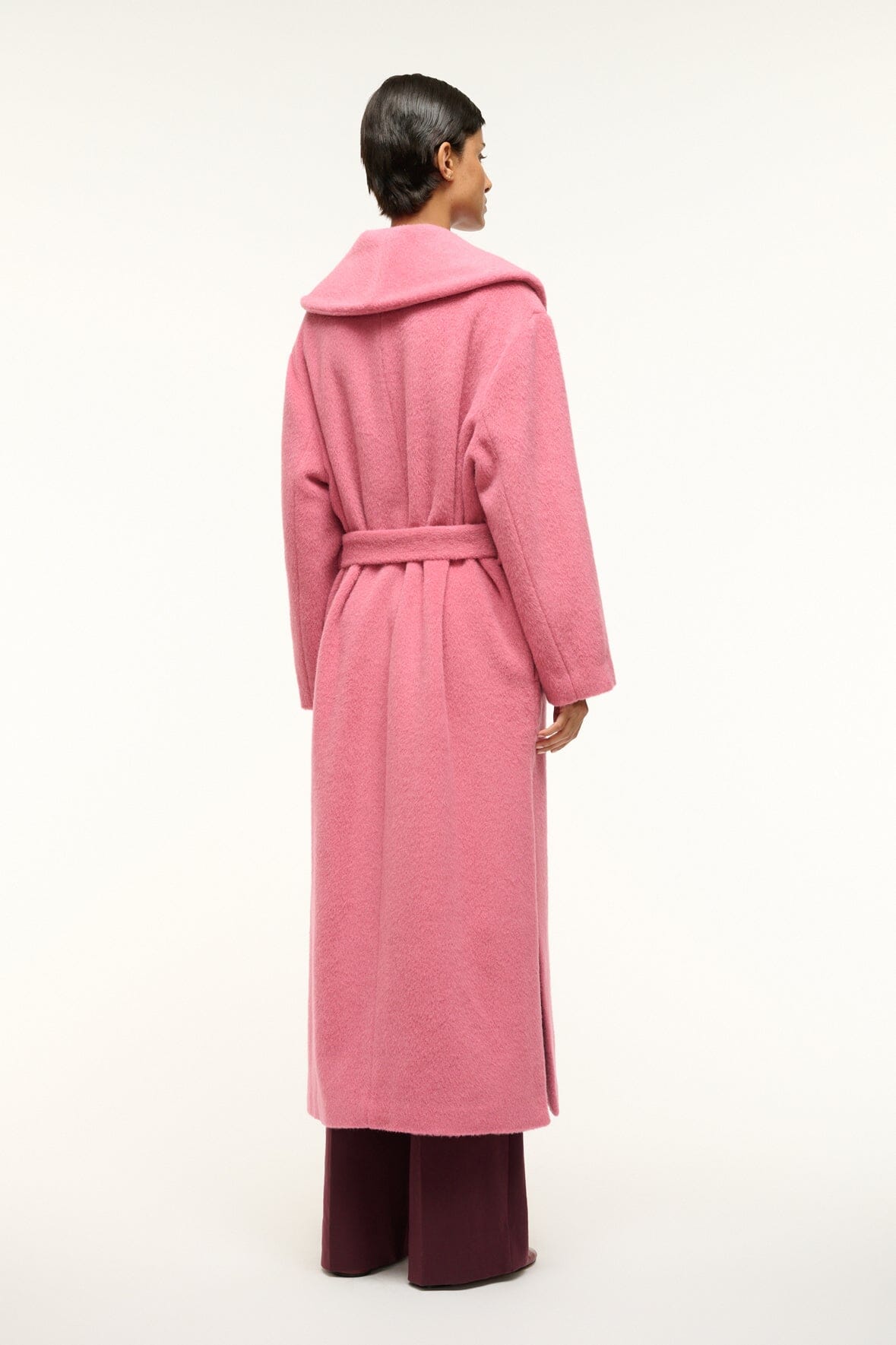 Image DAKOTA COAT | DAMASK PINK 5 of 7 and Clicking this image will trigger a zoom pop-up