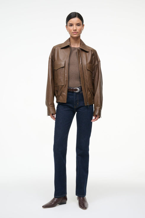Go to EUGENE LEATHER JACKET TRUFFLE view 1