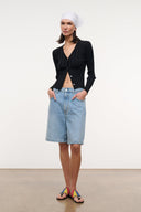 EZRA CARDIGAN | BLACK BLACK / XS