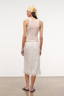 LUCIA SKIRT | WHITE WHITE / XS