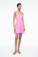 MADISON LINEN MINI DRESS | ORCHID