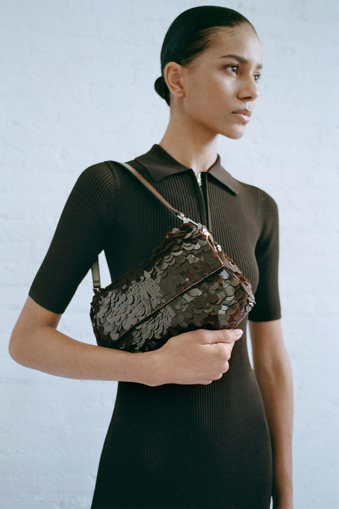 Image TIMMY SHOULDER BAG | CACAO 7 of 7 and Clicking this image will trigger a zoom pop-up