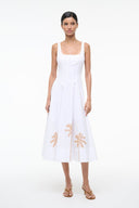 WELLS DRESS | PALM EMBROIDERY