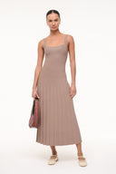Image ELLISON DRESS | TAUPE 1 of 6