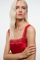 VERONICA SILK TOP | TOMATO TOMATO / XS