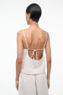 MAISIE LINEN TOP | BLUSH CANYON