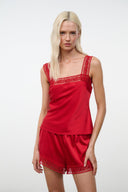 VERONICA SILK TOP | TOMATO TOMATO / XS