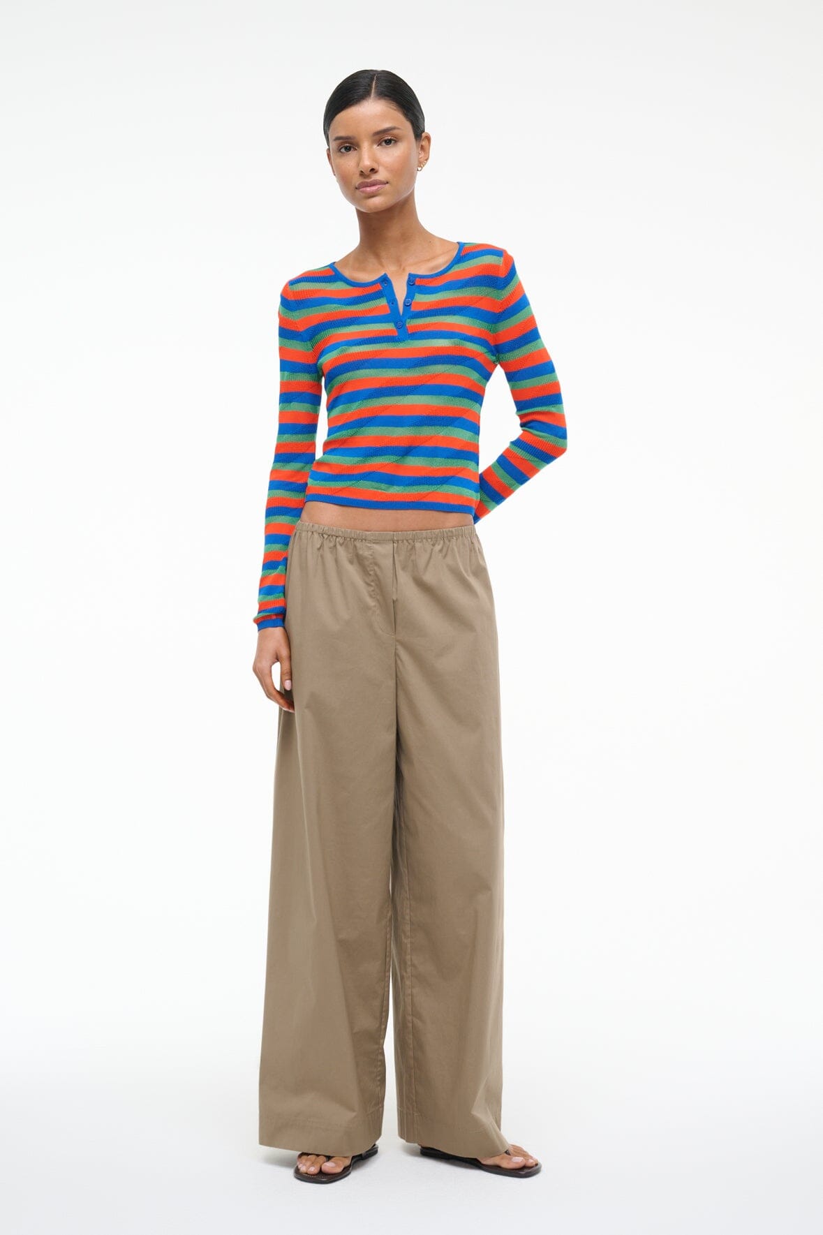 Image BONFIRE PANT | TAUPE 1 of 7 and Clicking this image will trigger a zoom pop-up