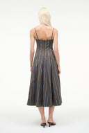 staud wylie striped midi dress STAUD Wylie Dress