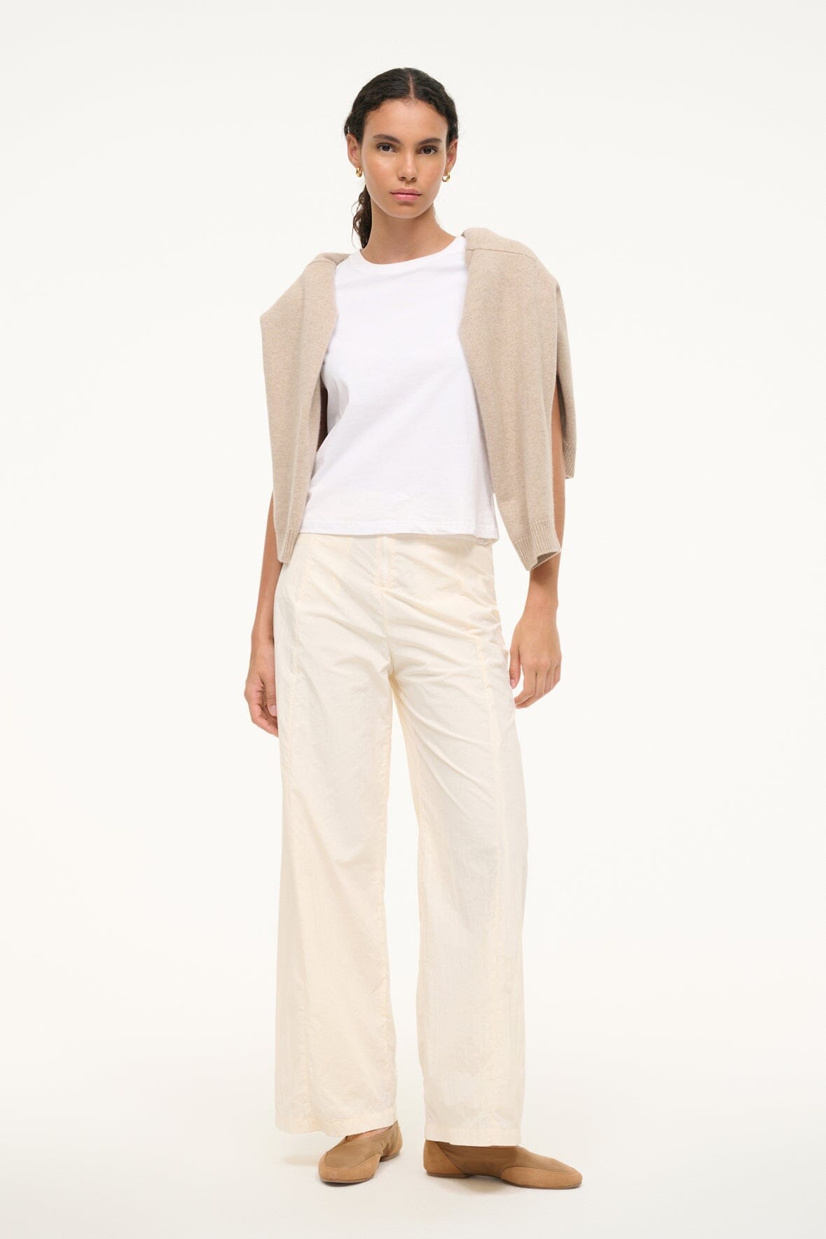 Image ADVENTURE PANT | IVORY 1 of 5 and Clicking this image will trigger a zoom pop-up