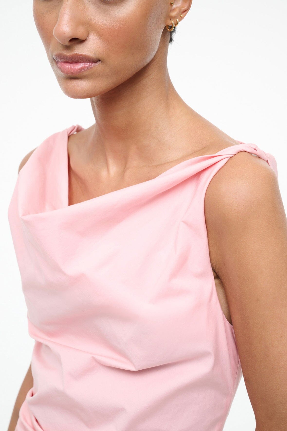 staud portrait dress pink STAUD Landscape Dress