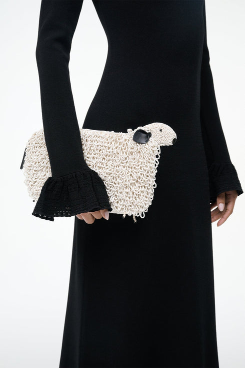 Go to DOLLY BEADED CLUTCH IVORY view 2