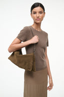 Image WALLY SHOULDER BAG | TRUFFLE SUEDE 2 of 7