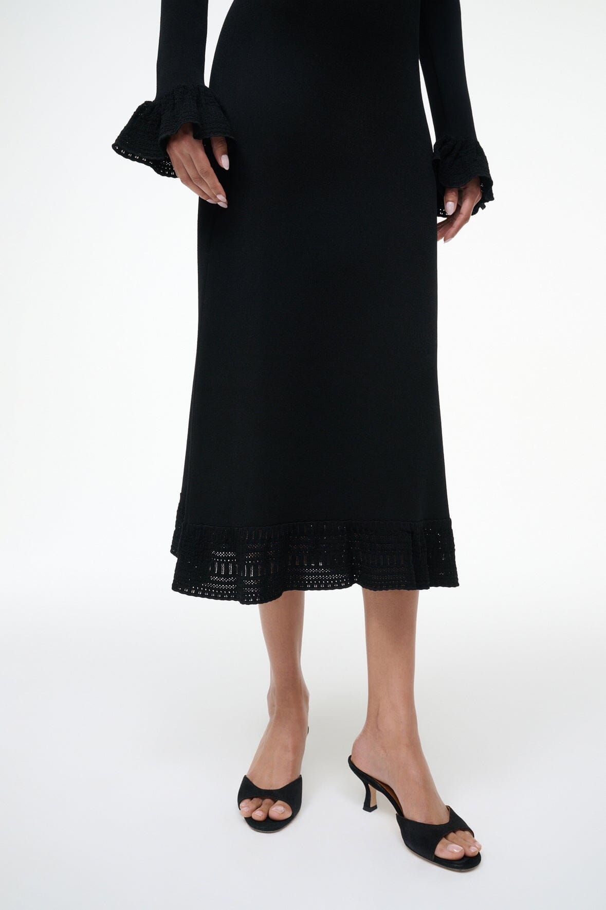 Image SHELLEY DRESS | BLACK 5 of 6 and Clicking this image will trigger a zoom pop-up