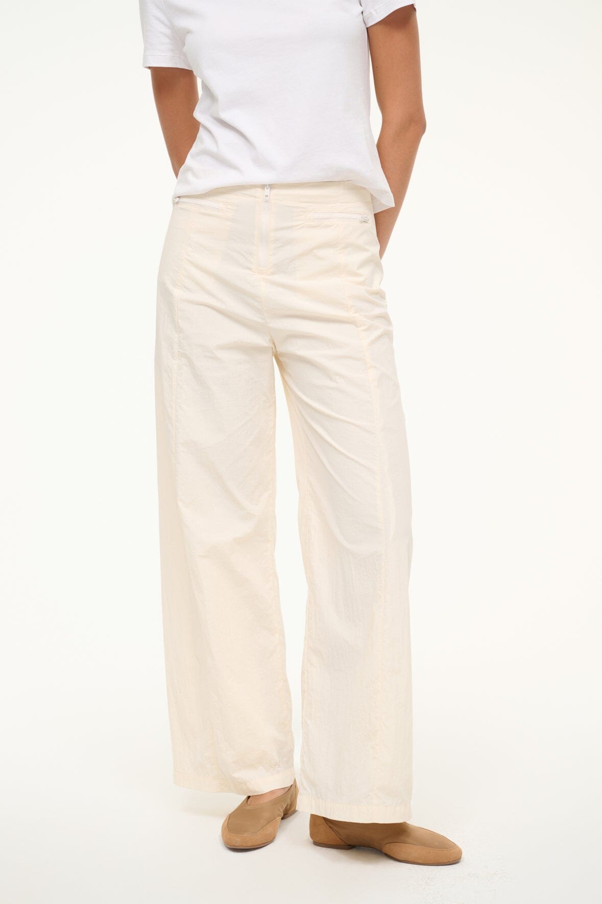 Image ADVENTURE PANT | IVORY 2 of 5 and Clicking this image will trigger a zoom pop-up