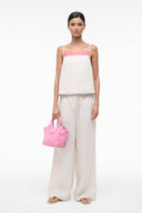 MAISIE LINEN TOP | BLUSH CANYON