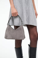 VALERIE SHOULDER BAG | STORM SUEDE