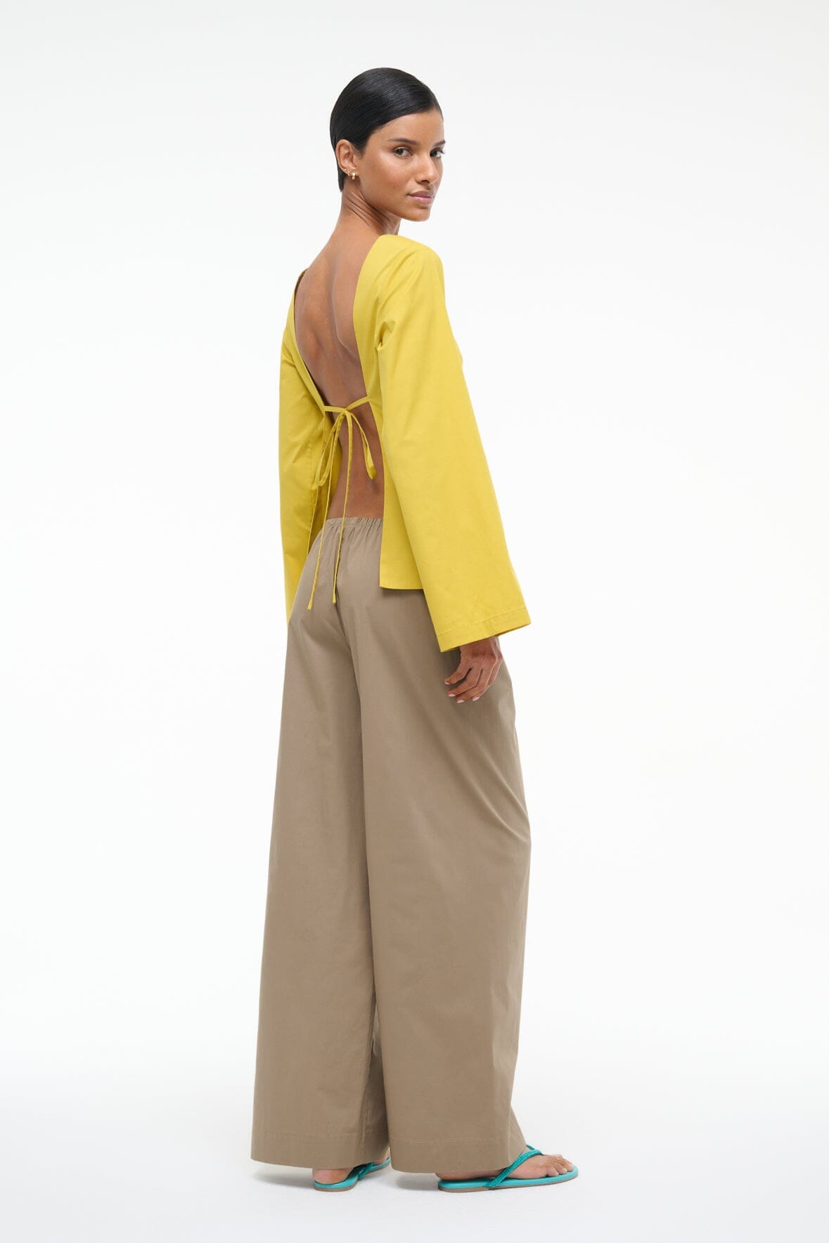 Image MINA TOP | CHARTREUSE 5 of 7 and Clicking this image will trigger a zoom pop-up